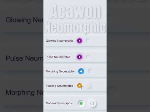 Creative Neumorphic Radio Buttons 🔥 Advanced Animations & UI Design