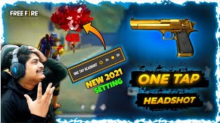Free Fire Auto Headshot Setting 2021 | Best Sensitivity Settings | One Tap Setting |-Garena FreeFire