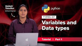 Types of Variables and Data Types | Basics of Python | Part 1 | Data Science #upGrad