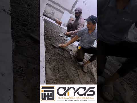 Marble on floor BY ANAS tile doctor #construction #trendingvideos #viralvideos