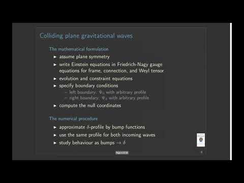 Jörg Frauendiener - Gravitational waves and black holes: a global computational approach