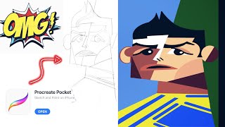 Procreate mobile tutorial puzzles image design