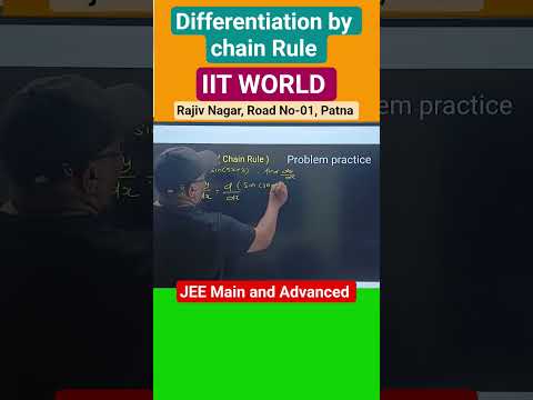 differentiation by chain Rule, differentiation for JEE physics, JEE main and advanced online test