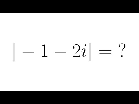 10 solved problems: the modulus of a complex number