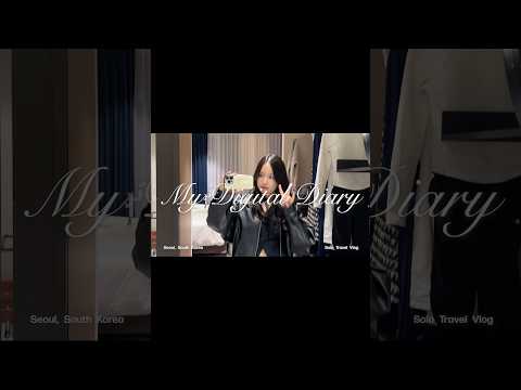 vlog of my days in seoul is up now♡ #koreavlog #seoul #seoulvlog #solotravel #vlog #digitaldiary