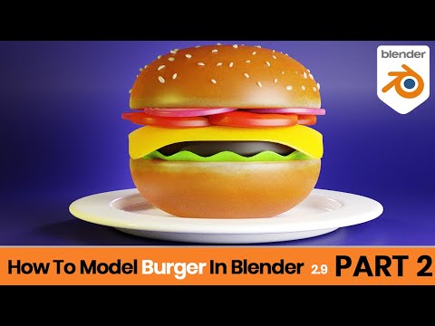 Tutorial: making hand burger in blender