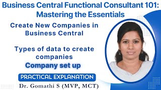 Create new companies in business central #gomstechtalks #dynamics365 #businesscentral #tutorial