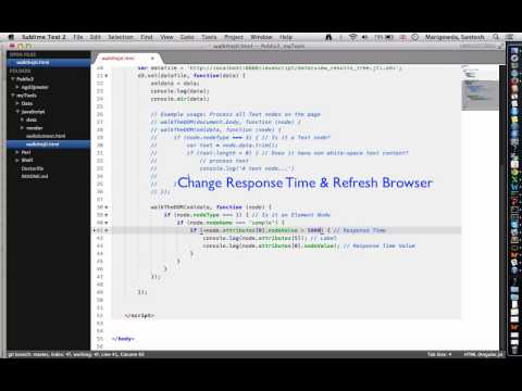 Analyse JMeter JTL file Using d3 and Java Script