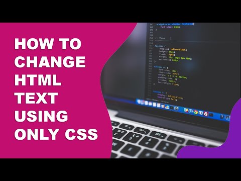 How to Change the Text in an HTML Element Using Only CSS