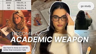 THE blueprint for becoming an ACADEMIC WEAPON: crush your exams without burnout