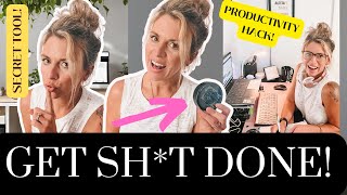 THIS IS WHY YOU CAN'T GET THINGS DONE! tip for INSTANT results: #productivityhacks #stopwastingtime