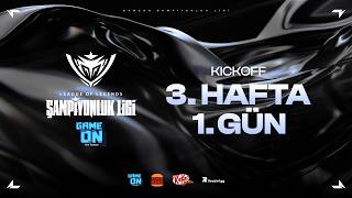 S2G 🆚 SU — PCF 🆚 PHX — GAMEON Şampiyonluk Ligi — 3. Hafta 1. Gün — BO3