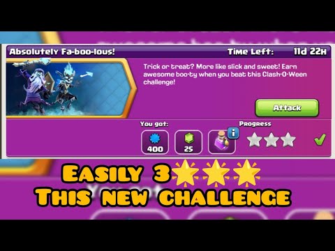 How to complete Absolutely Fabulous challenge of coc #coc #cwl #clashofclans #challenge
