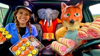Rubber Ducky Surprises Fox and Puppy in Car Ride Chase!