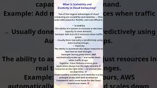 What Is Scalability and Elasticity in Cloud Computing? | The Power of the AWS Cloud ⚙️