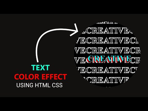 CSS3 Creative Menu Item Hover Effects | CSS3  Text Color Effects