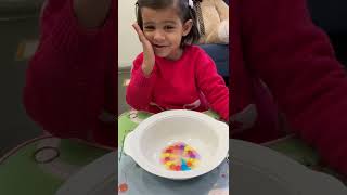 Rainbow Magic: A Simple activity brings a Beautiful smile on the kid's face