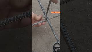 how to tie reinforcement correctly #videotutorial #videoreels #videoshort