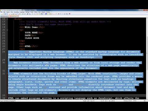 AssignmentOverview HTML Wikipedia