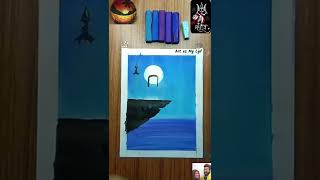 Shivratri Soft Pastel Drawing || #shorts