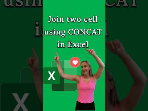 Join two cells using CONCAT #shorts