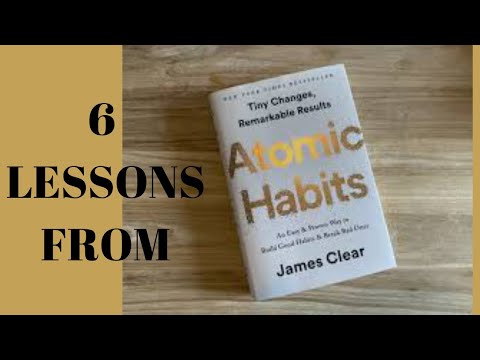 6 lessons from atomic habits#atomichabits#lessonswithdotie#habits#books#booktube