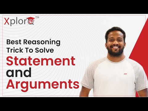 Statement and Arguments -Simple Tricks & Shortcuts for Placement tests, Job Interviews & Exams