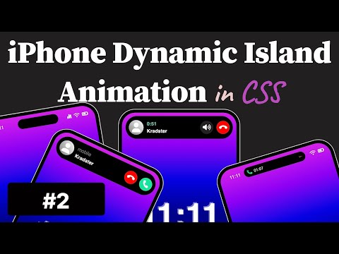 Create iPhone Dynamic Island Call UI Animation – Adding CSS Animation Tutorial (Part 2)
