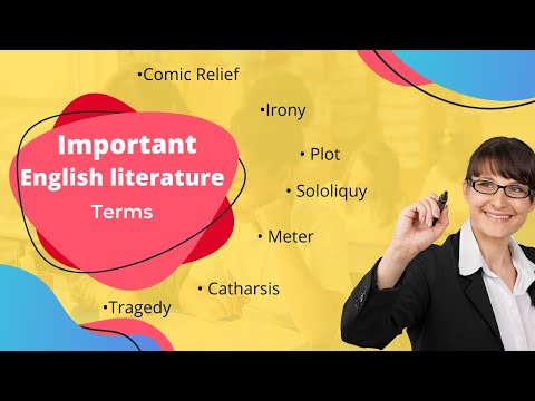 Important English Literature Terms Explanation