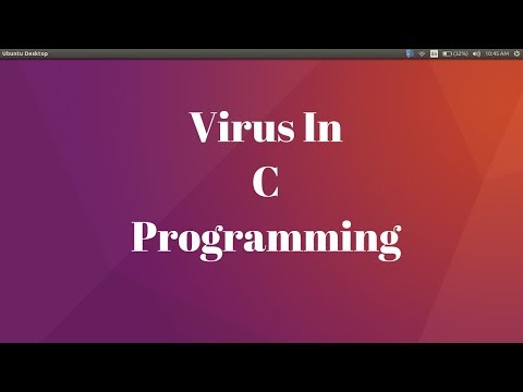 Simple Virus program  in C