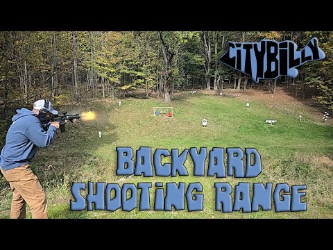 Building A 150 Yard Shooting Range In Our Backyard