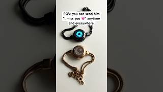 Best gift for couples 💖🌎 Long distance couple bracelets #couplegifts#relationship#couplegoals#love