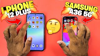 Samsung A36 5G vs iPhone 12 Mini Speed Test!