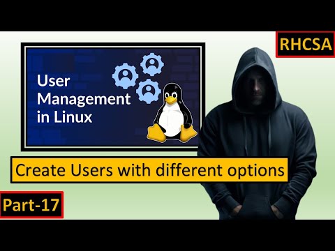 Managing Users in Linux 🔥 | useradd Command with Options Explained | RHCSA Exam Prep | Part-17