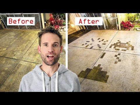 Pressure Washer Art. Why Is This So Satisfying?