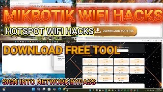 2025 HOTSPOT WIFI  HACK | SIGN INTO NETWORK WIFI HACKS | MIKROTIK HACK | WIFI HACK SKILLS | BYPASS