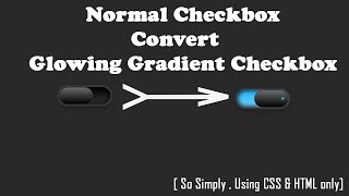 Custom Checkbox Design using HTML & CSS
