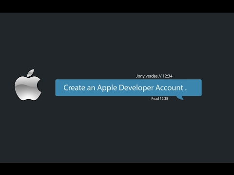 Wowonder iOS : Create an Apple Developer Account.