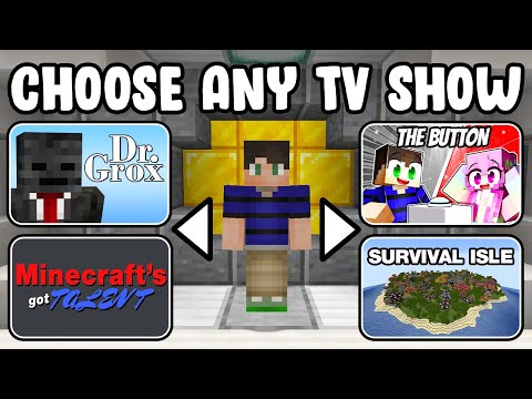 Minecraft but you can JOIN ANY TV SHOW...