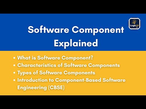 Software Component Explained | CBSE | Types & Characteristics | Software Engineering Concepts
