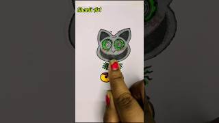 Which Eye is Real? Smile Cat Zoonomaly horror game #art#viral #zoonomaly#games#shantiart #shorts