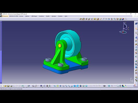CATIA V5 Exercice 1 " Assemblage et Simulation "