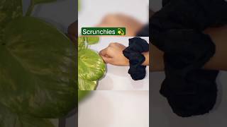 How to make scrunchies #scrunchies #diy #trending #shorts #scrunchiestyle #clothes #sewing