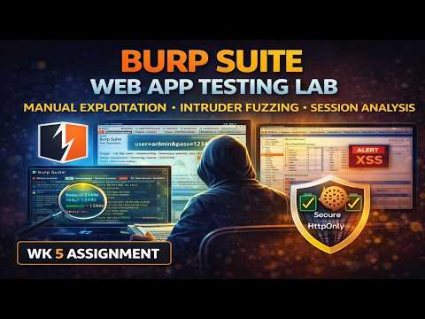 Burp Suite Web App Testing Lab | Manual Exploitation, Intruder Fuzzing & Session Analysis