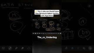 Learn Data Structures before starting with Algorithms | The cs Underdog