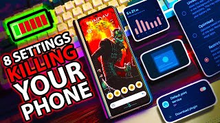 8 Hidden Settings DESTROYING Your Android Battery (Turn Them OFF)