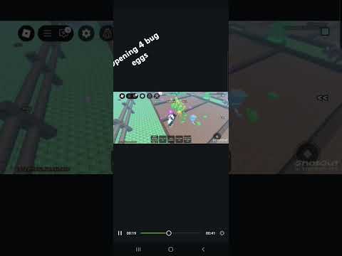 opening 4 bug eggs