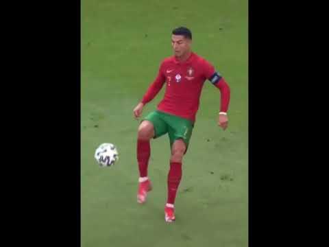 Cristiano Ronaldo does a Khaby Lame soccer move! #shorts