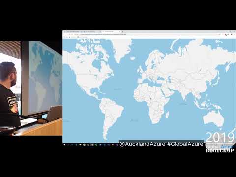 Building a real time flight map at #globalazure bootcamp with @davetheunissen