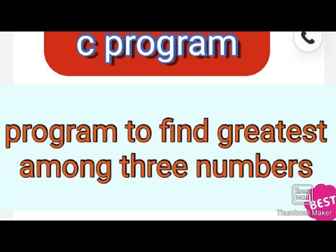 c program to find greatest among three number.|c programming questions